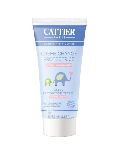 Cattier Bébé Crème Protectrice pour le Change 75ml