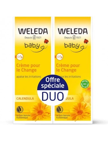 Weleda Bébé Crème pour le Change au Calendula 2x75ml