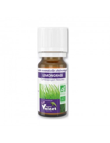 Docteur Valnet Huile Essentielle Bio Lemongrass 10ml