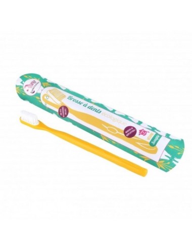 Lamazuna Brosse à dents Jaune Souple 
