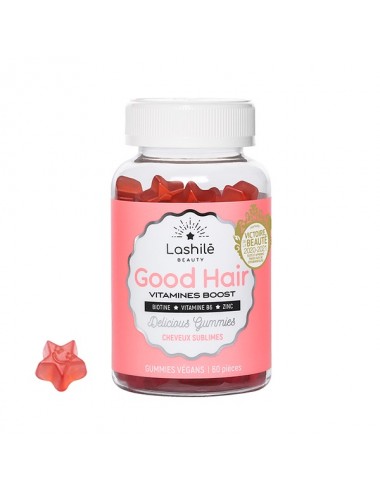 Lashilé Beauty Good Hair Vitamines Boost Cheveux Sublimes 60 Gommes