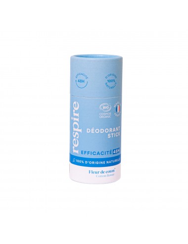 Respire Déodorant Stick Solide Bio Fleur de Coton 50g