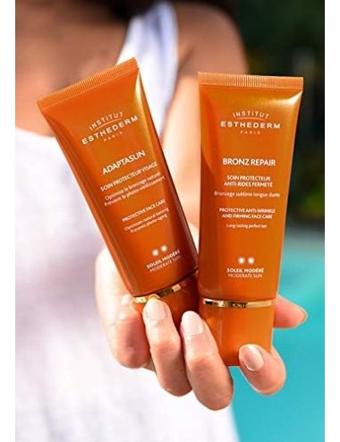 Esthederm Solaire Bronz Repair Soin Protecteur Anti-rides Fermeté Soleil Modéré 50ml