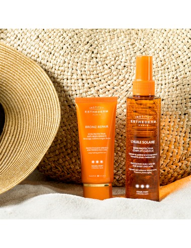 Esthederm Solaire L'Huile Solaire Soin Protecteur Corps et Cheveux Soleil Fort 150ml