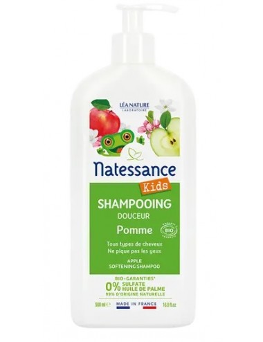 Natessance Kids Shampoing Douceur Pomme 500ml 