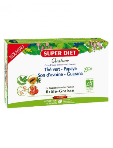 Super Diet quatuor brûle-graisse 20 ampoules