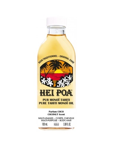Hei Poa Pur Monoï Tahiti Parfum Coco 100ml