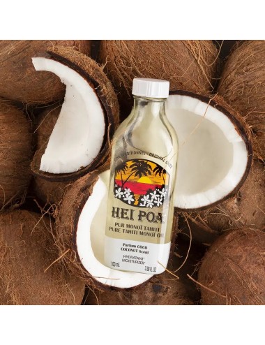 Hei Poa Pur Monoï Tahiti Parfum Coco 100ml