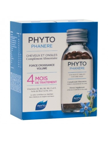 Phytophanère Cheveux Ongles Lot de 2 x 120 capsules