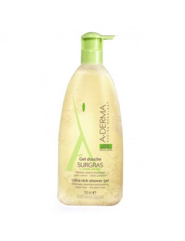 Aderma gel douche surgras 750 ml