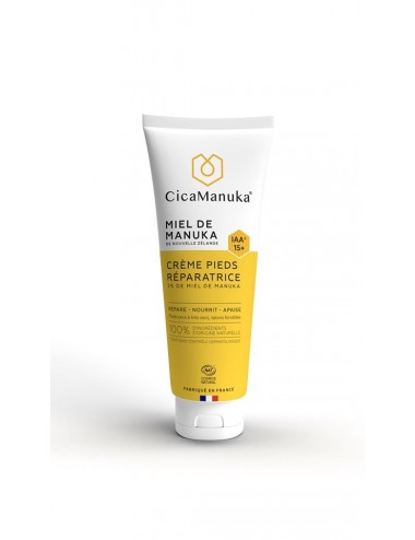 CicaManuka Crème Pieds Réparatrice au Miel de Manuka IAA15+ 75ml