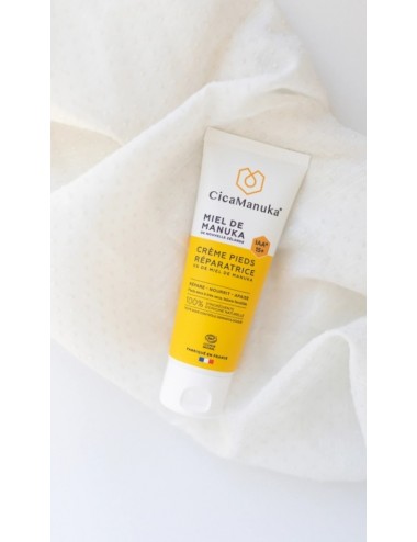 CicaManuka Crème Pieds Réparatrice au Miel de Manuka IAA15+ 75ml