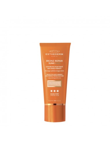 Esthederm Solaire Bronz Repair Sunkissed Soin Protecteur Teinté Anti-rides Fermeté Soleil Fort 50ml