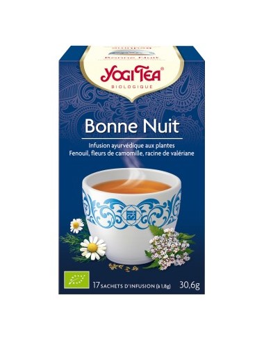 Yogi Tea Infusion Bio Bonne Nuit 17 Sachets