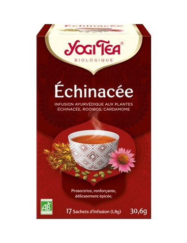 Yogi Tea Infusion Bio Échinacée 17 Sachets