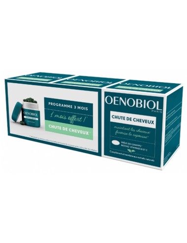 Oenobiol Chute de Cheveux Lot de 3 x 60 capsules