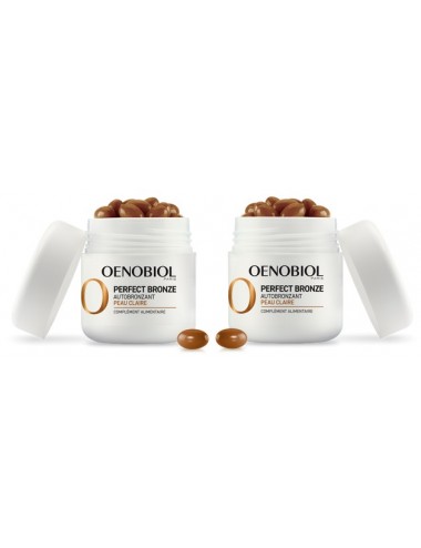 Oenobiol Perfect Bronze Autobronzant Peau Claire 2x30 Capsules Végétales