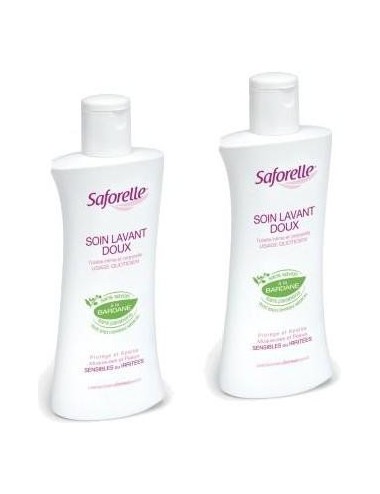 Saforelle Soin Lavant Doux Lot de 2x500ml + 100ml Offert