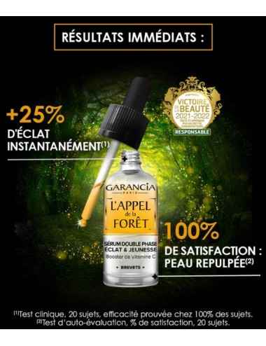 Garancia L'Appel de la Forêt Sérum Double Phase Éclat & Jeunesse - Booster de Vitamine C 8ml