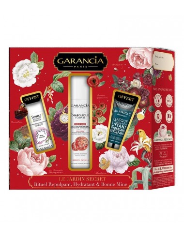 Garancia Coffret Le Jardin Secret Rituel Repulpant Hydratant et Bonne Mine