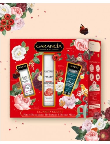 Garancia Coffret Le Jardin Secret Rituel Repulpant Hydratant et Bonne Mine