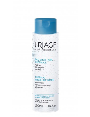 Uriage Eau Micellaire Thermale - Peaux nomales à sèches - Flacon 250ml