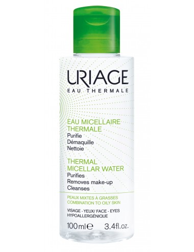 Uriage Eau Micellaire Thermale - Peaux mixtes à grasses - Flacon 100ml