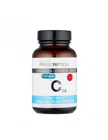 NutriPrescription C14 Ongles et Cheveux Extra Fort 90 Gélules