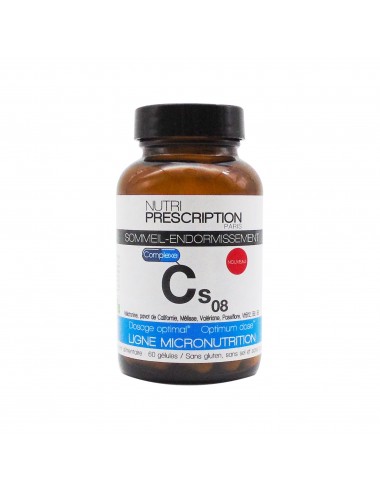 NutriPrescription Cs08 Sommeil-Endormissement 60 Gélules