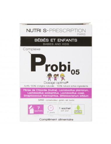 Nutri S-Prescription Probi05 Bébés et Enfants 7 Sachets
