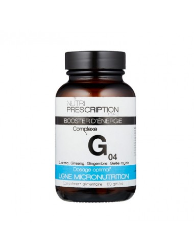 NutriPrescription G04 Booster d’Énergie 60 Gélules