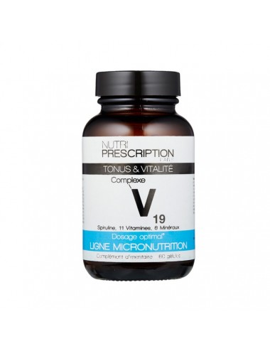 NutriPrescription V19 Tonus et Vitalité 60 Gélules