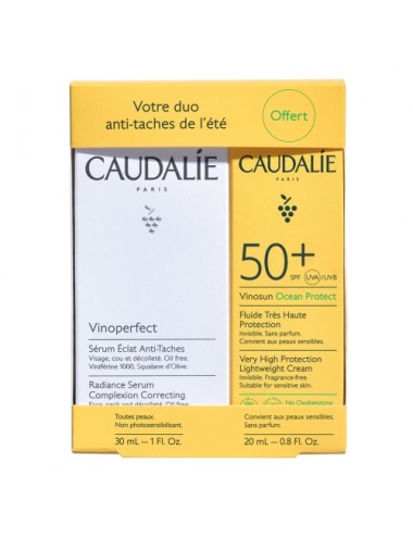 Caudalie Coffret Vinoperfect Sérum + SPF50 25ml Offert