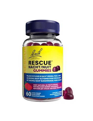 Fleur de Bach Rescue Nuit Gummies Goût Fruits Rouges x60