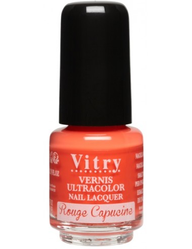 Vitry Vernis à Ongles Mini n°68 Rouge Capucine 4ml