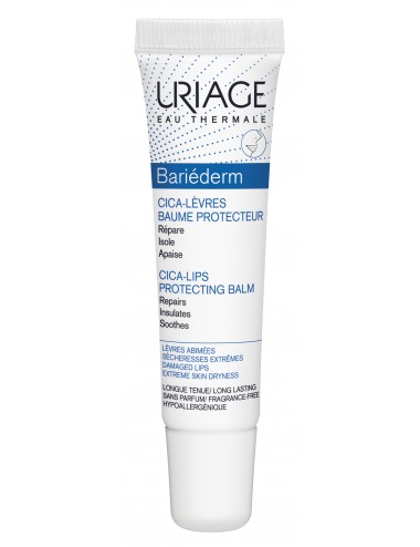 Uriage Bariéderm - Cica-Lèvres - Tube à embout biseauté 15ml