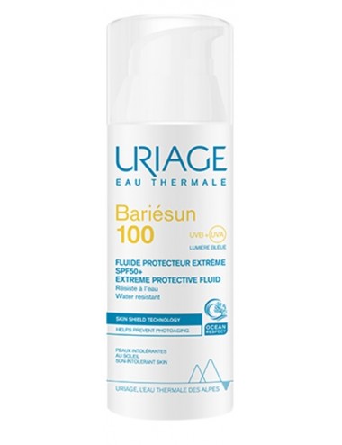 Uriage Bariésun - Bariésun 100 Fluide Protecteur Extrême SPF50+  - Flacon-pompe airless 50ml