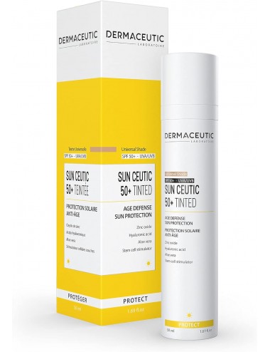 Dermaceutic Sun Ceutic 50+ Protection Solaire Anti-Âge Teinté 50ml