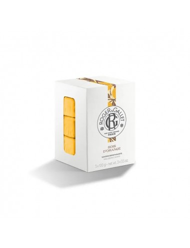 Roger & Gallet Savons Bois d'Orange Bienfaisant Coffret 3x100g