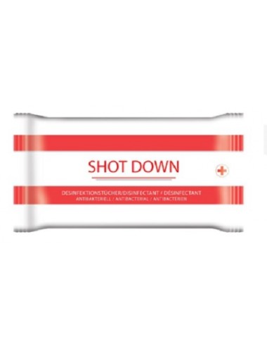 Shot Down Lingettes nettoyantes désinfectantes - Paquet de 40