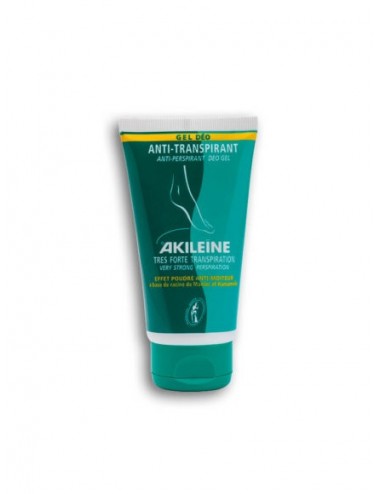 Akileïne Ligne Verte Gel Déo Anti-transpirant pieds 75ml