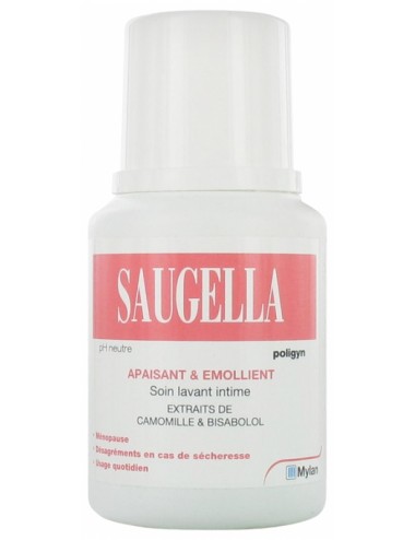 Saugella Poligyn Apaisant et Emollient Soin Lavant Intime 100 ml