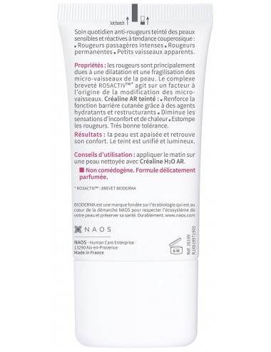 Bioderma Créaline AR Créme Anti-rougeurs teintée 40ml