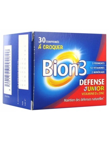 Bion 3 Défense Junior 30 Comprimés à Croquer