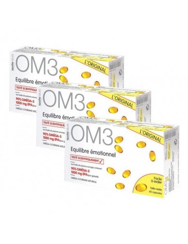 OM3 Classique Equilibre Emotionnel PROMO Lot de 3 Boites 180 capsules