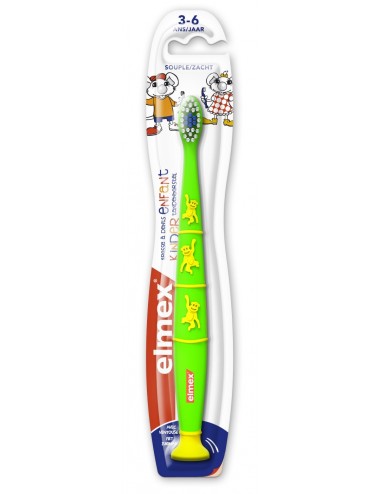 Elmex Brosse à dents Anti-Caries Enfants 3-6 ans - x1