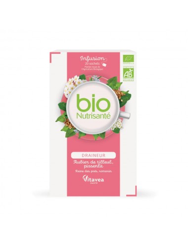 Nutrisanté Vitavea Infusion Bio Draineur 20 sachets