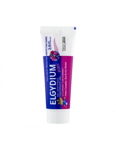 Elgydium Kids Grenadine Dentifrice Enfant 3/6 ans 50ml