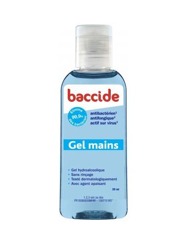 Baccide Gel Hydroalcoolique Bleu 30ml