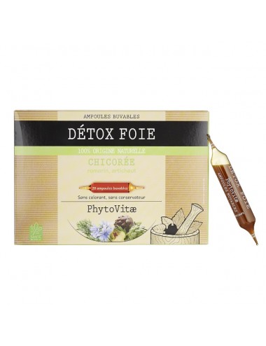 Phytovitae Ampoules Détox Foie 20x10ml